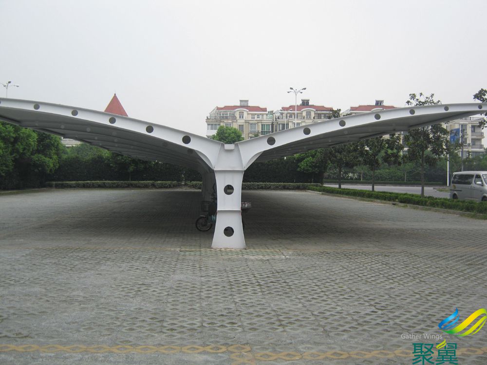 廣場(chǎng)膜結(jié)構(gòu)車棚,膜結(jié)構(gòu)車棚