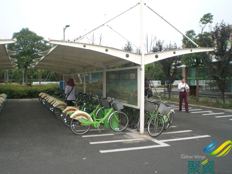 停車(chē)棚膜結(jié)構(gòu),停車(chē)棚膜結(jié)構(gòu)搭建