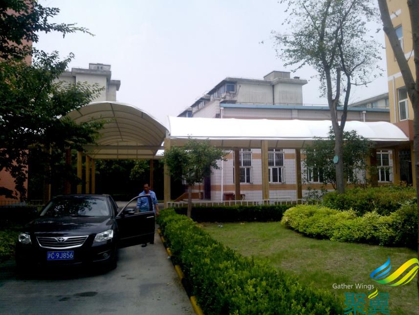 上海嘉定真新小學(xué)過道膜結(jié)構(gòu)案例 過道膜結(jié)構(gòu)免費(fèi)測(cè)量