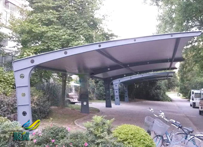 膜結構車棚是怎么施工的，膜結構車棚大受歡迎的原因
