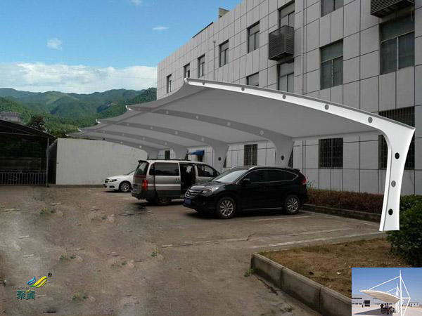 浙江膜結(jié)構(gòu)汽車充電樁停車棚景觀安裝施工方案設(shè)計效果圖